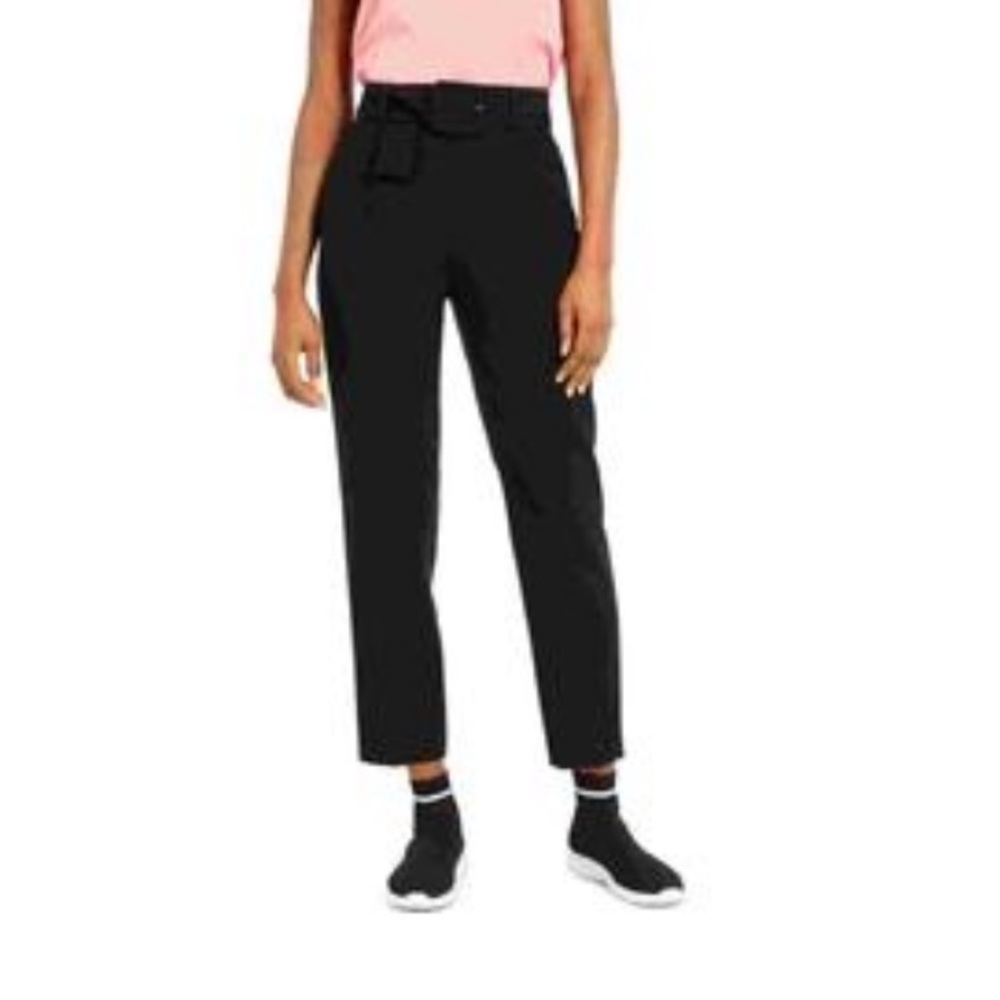 Bar III High Rise Belted Trousers Sz 4 **NWOT**